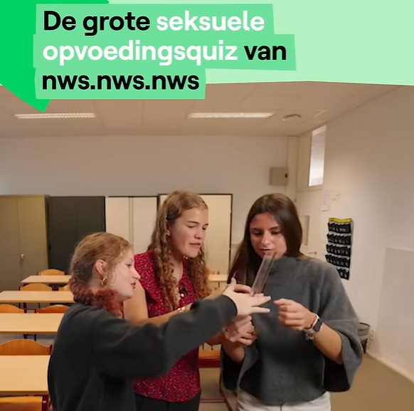 Onze leerlingen in quiz van nwsnwsnws: hoe belangrijk is seksuele opvoeding?